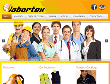 Tablet Screenshot of laborteximport.com